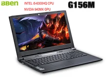 Bben 15.6 «Ноутбуки игровой компьютер Intel i5-6700HQ Процессор Окна 10 DDR4 8 г Оперативная память SSD 128/256 г HDD 500 г/1 т Wi-Fi Bluetooth для игр