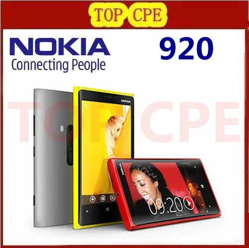 1 Year warranty Unlocked Original Nokia Lumia 920 refurbished Windows Phone 8 Dual Core 32GB Storage