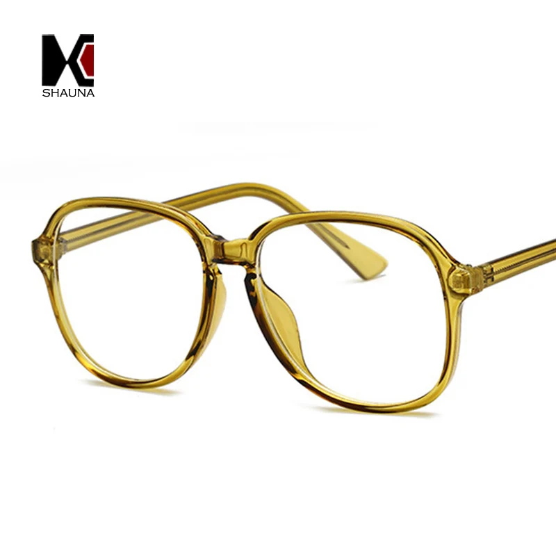 

SHAUNA Fashion Candy Colors Women Glasses Frame Stainless Steel Wire Arm Retro Men Optical Eyeglasses