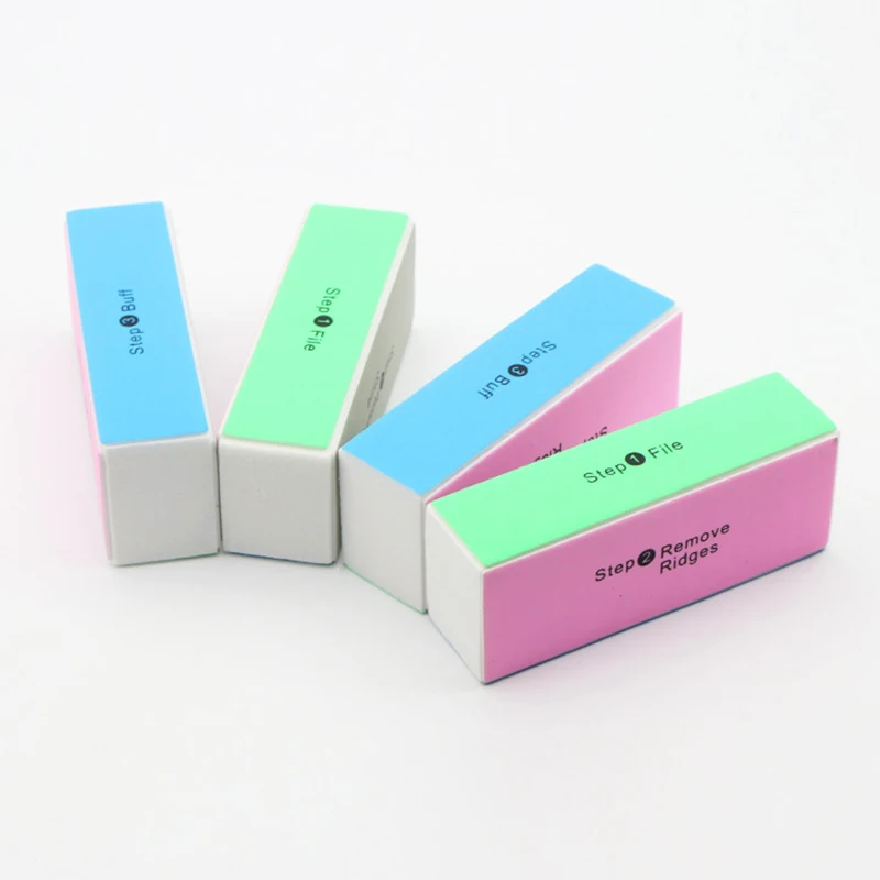 

2 PCS/lot Nail Art Sanding File Polish Buffer Block Shiner File 4 sides Nail Art Polisher Manicure Nail File For Nail art tools