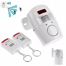 Home Security Alarm System Wireless Detector +2 remote controllers PIR Infrared Motion Sensor alarm Wireless Alarm Monitor