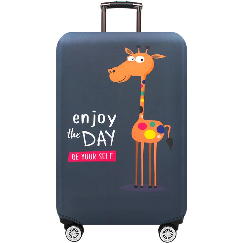 JULY'S SONG Elastic Luggage Protection Cover Trolley Dust Case Cover For 18-32 Inch Trunk Suitcase Case Travel Accessories