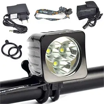 

6000Lm 3X XML T6 LED Head Front Bicycle Light Bike Lamp Headlamp+6400mAh Battery