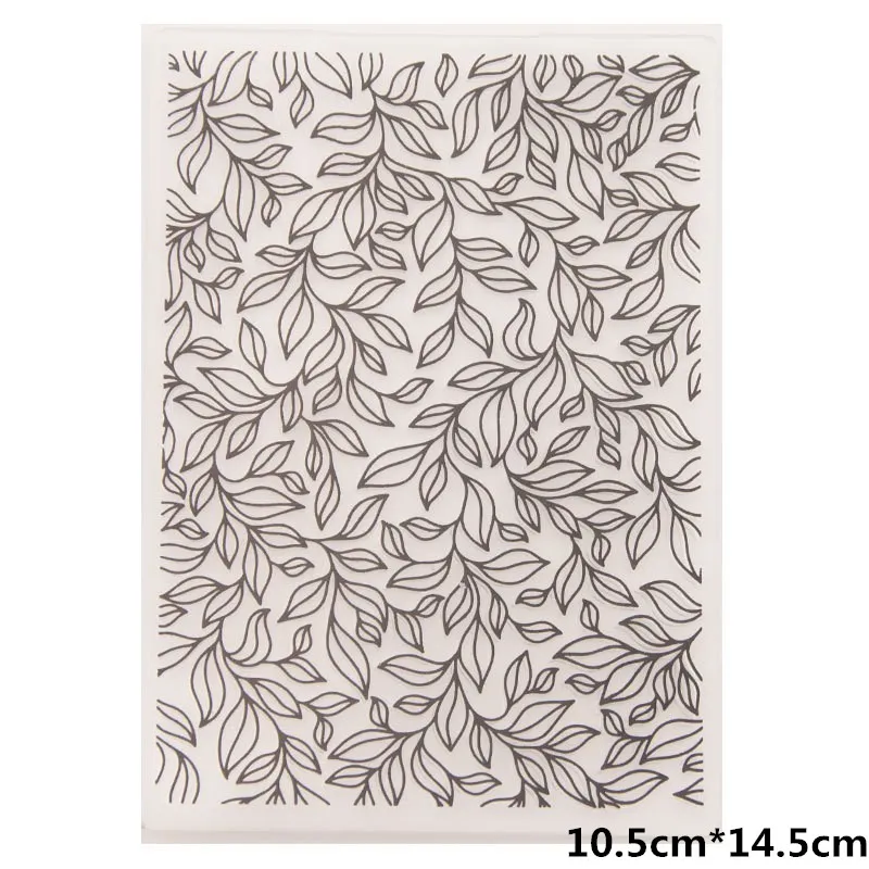  leaves plastic embossing folder for scrapbooking photo album paper card DIY greeting card invitatio - 32947874626
