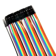 40 шт. Dupont Line Double 1 P пластиковая оболочка Длина 31 см 12 запасов медная репетиция линия на row40