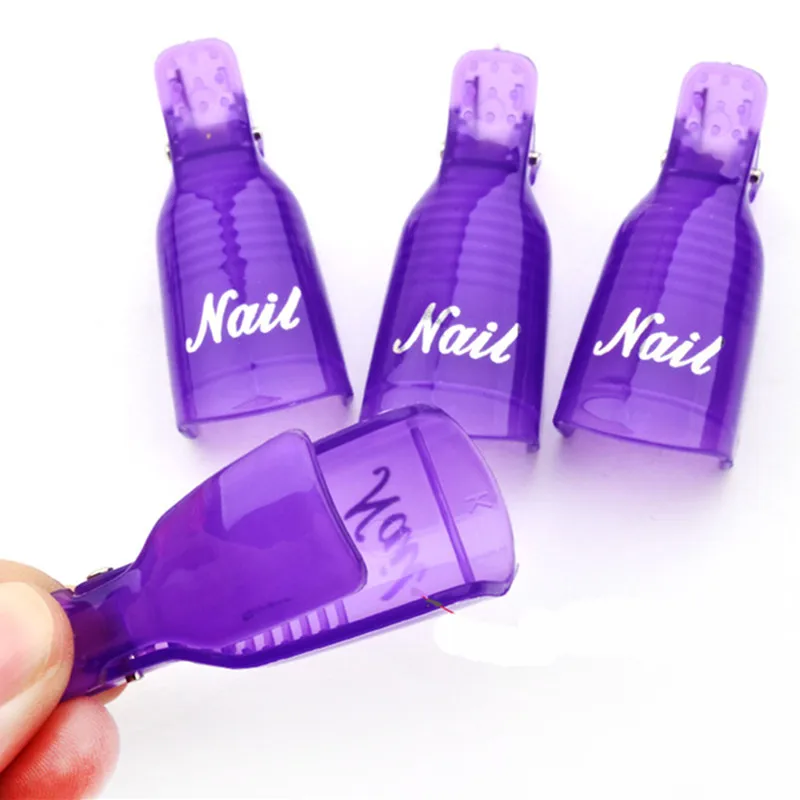 10Pcs/lot Gel Nail Polish Remover Soak Off Cap Clips