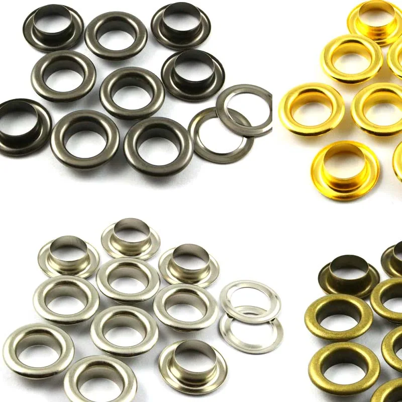 Metal Round Eyelets Grommets With Washers, 17mm Barrel Diameterin Bag