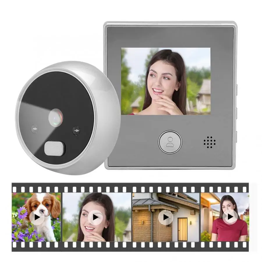 2,8 дюймовый TFT экран дисплей дверная камера Умный дверной Звонок электронный дверной зритель домашняя система безопасности дверной звонок