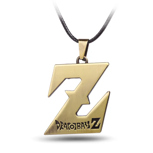 Dragon Ball Z Logo Charm Vintage Pendant Necklace And Ring