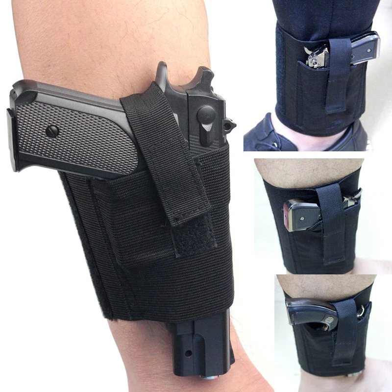 Tactical Adjustable Concealed Carry Holster Universal Ankle Pistol Hand