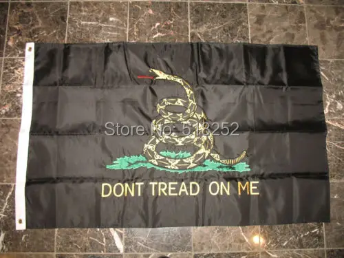 Черный Gadsden Culpeper Чай Вечерние флаг 3x5 футов 150X90CM баннер 100D полиэстер