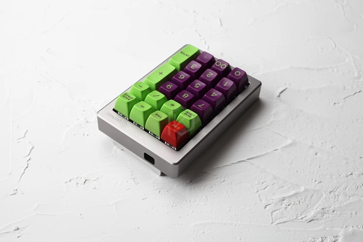  Anodized Aluminium case for cospad xd24 custom keyboard acrylic panels diffuser can support Rotary 