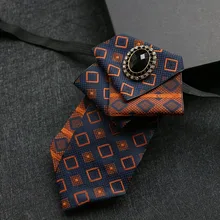 Mantieqingway классические деловые галстуки для мужчин свадебные цветочные печатные поддельные шеи галстуки взрослых Gravats тонкое платье с поясом Галстук