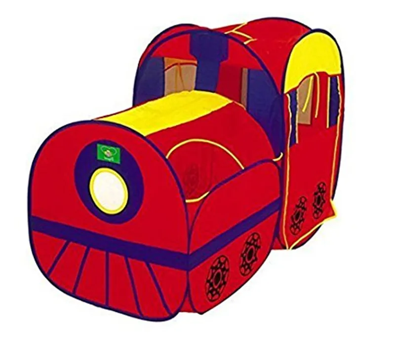 Baby Outdoor Indoor Toys Tunnel Tent Children Playhouse Kids Red train
