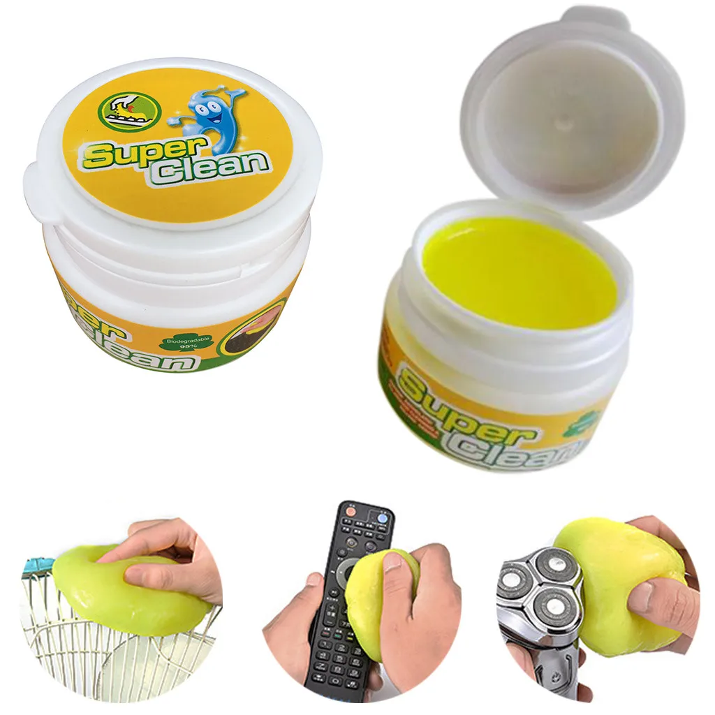 

2019 Keyboard Slime Glue Magic Gel Super Dust Clean Clay Mud Supplies Toy for Keyboard Laptop Detailing Magic Cleaning P20