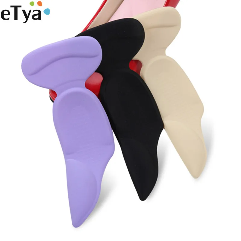 ETya/1 пара силиконовых гелей на высоком каблуке, кожаные обувные вкладыши для женщин, девочек, самоклеящиеся защитные стельки, обувь