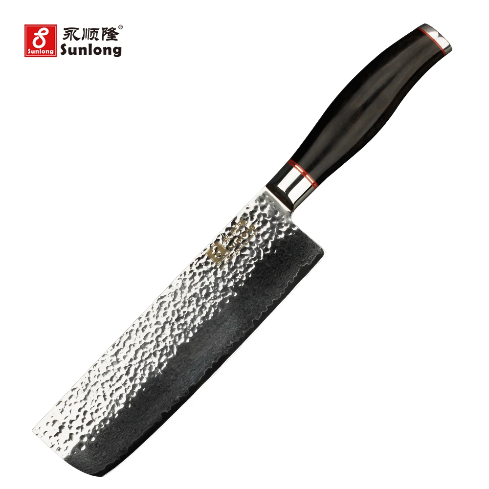 Sunlong нож шеф повара Gyuto 67 слоев Дамасская сталь кухонный Кливер VG10 стальной