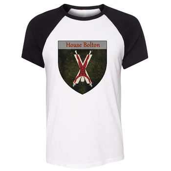 

Game of Thrones House Bolton of the Dreadfort Our Blades are Sharp Design Mens Guys Printing Graphic Tee Short Sleeve Cotton