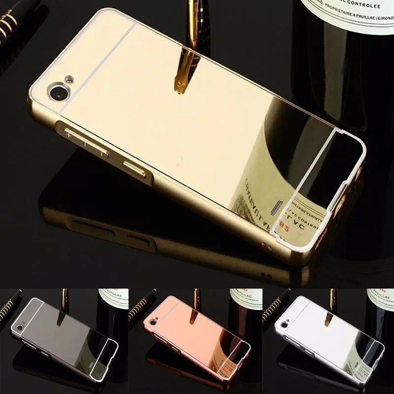 

Luxury Gold Mirror case For LG Q6 Alpha Metal Aluminum + Ultra Slim PC Acrylic Back Cover for LG Q6 Q6A Q6+ Plus M700 M700N