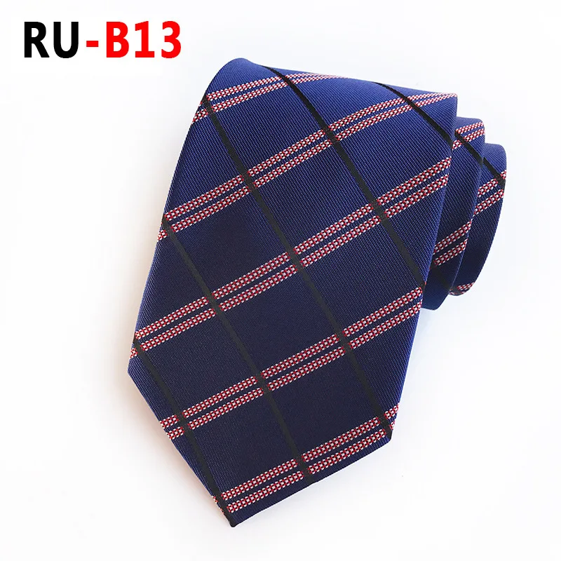 RU-B13 67 цветов, шелковый галстук для мужчин, жаккардовый, 8 см, Модный Цветочный галстук, деловой галстук для свадебной вечеринки, галстук, подарок для Него - Цвет: RU-B13
