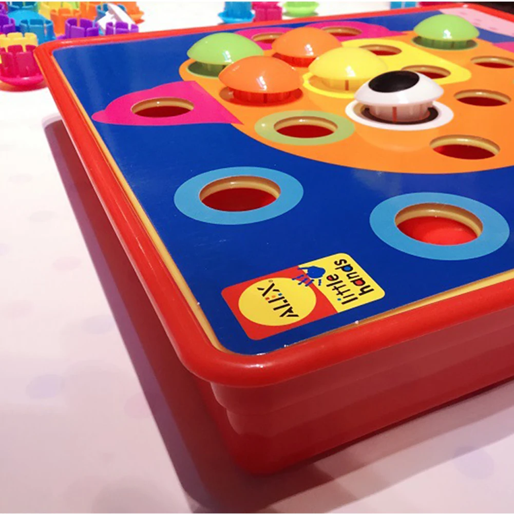 3D пазлы игрушки мозаика картинка головоломка гриб композитные набор для ногтей