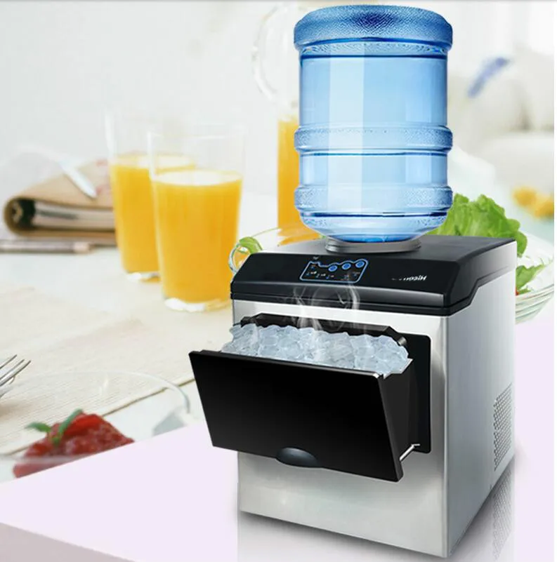 25 кг/24 ч Коммерческих Ice Cube Maker Machine пуля круглый льда блок машины