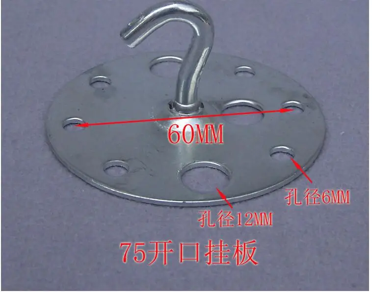 Crystal Lamp Pendant Light Ceiling Plate Chain Hook Circular Hanging