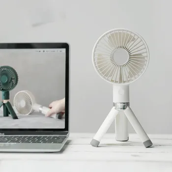 

Mini USB Fan Creative Desktop Tripod Fan USB Charging Outdoor Portable Small fan Gift Handheld Cool Summer Fan