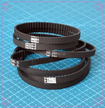 

363-GT3-9 round timing bel 363mm length GT3 9mm width 5pcs free shipping