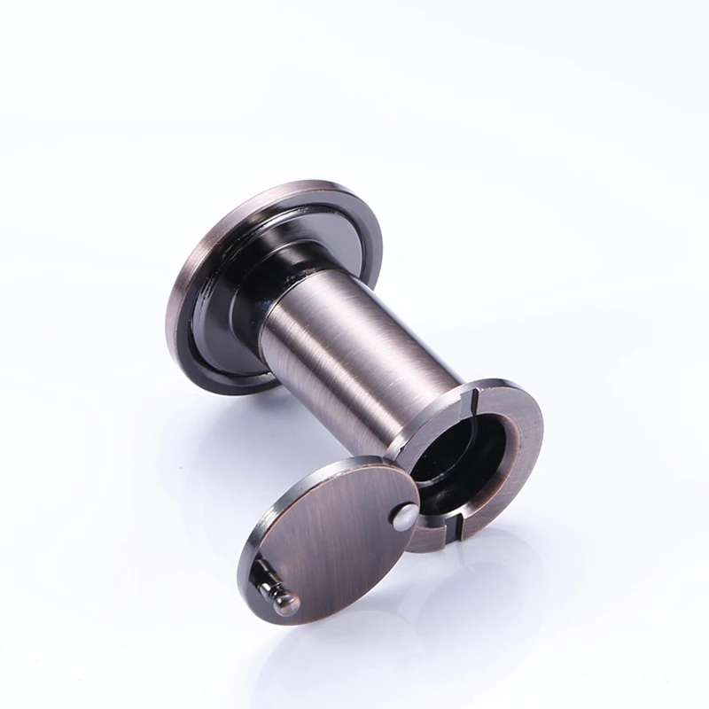 

200 Degree Door Viewer with Privacy Cover Home Security Zinc Alloy Eye Peephole for 36-58mm Doors AI88