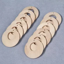 20 pcsDIYWood серьги женские серьги орнамент пустой