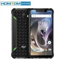 HOMTOM зоджи Z33 телефон двойной 4G 3 ГБ 32 ГБ IP68 Водонепроницаемый Shockproo 4600 мАч Лицо отпечатков пальцев ID 5,85 ''смартфон Android 8,1