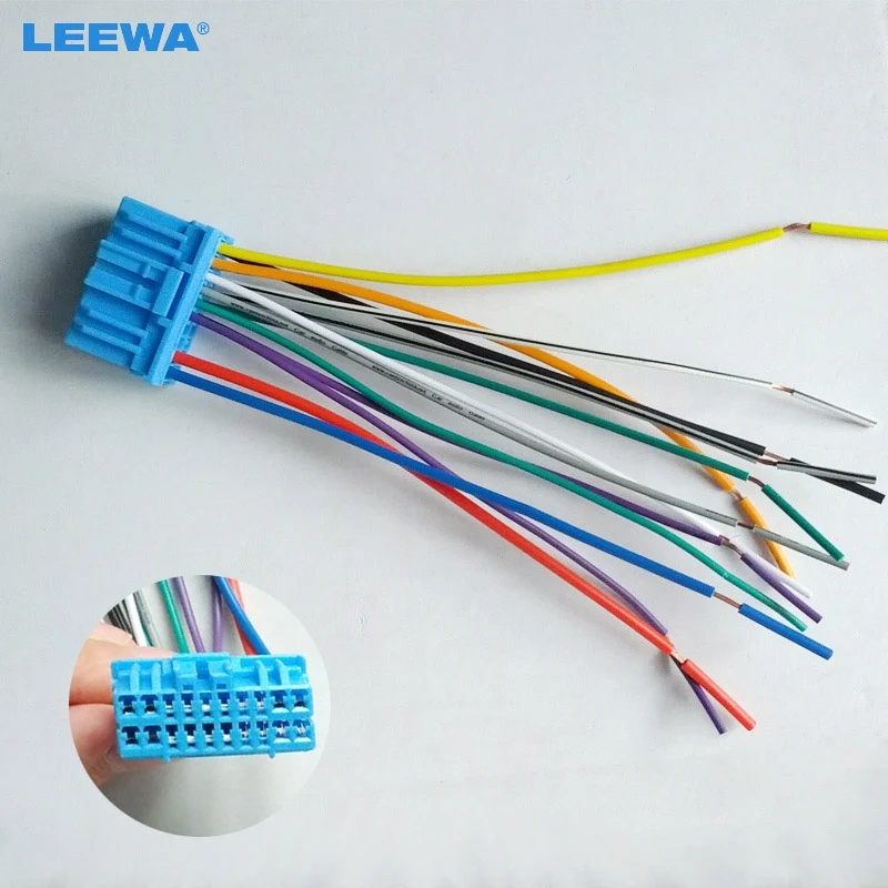 Leewa Car Audio Stereo Wiring Harness For Honda Acura