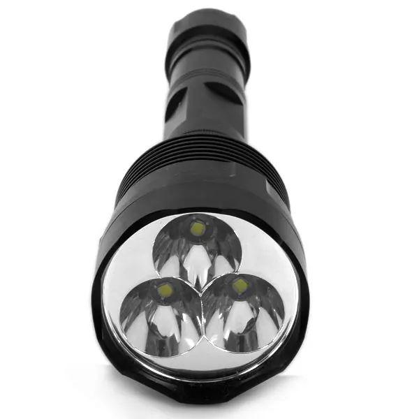 

Low Power Consumption TS-3T6 3 x Cree XM-L T6 3800 Lumens 5 Modes Flashlight