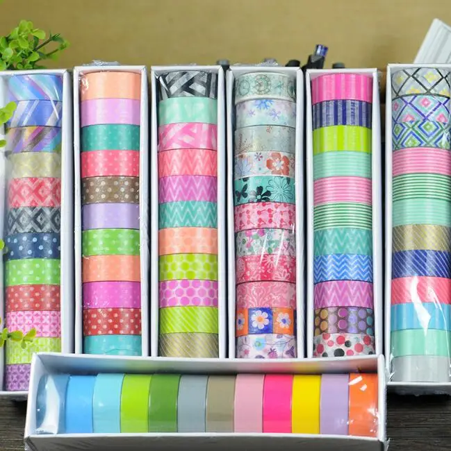 12Pcs/set Cute washi tape masking tapes japanese christmas washi tape