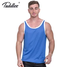 Taddlee брендовая мужская Спортивная майка Для Бега Спортзала фитнеса футболка без рукавов тельняшка борцовка однотонная Базовая Бодибилдинг