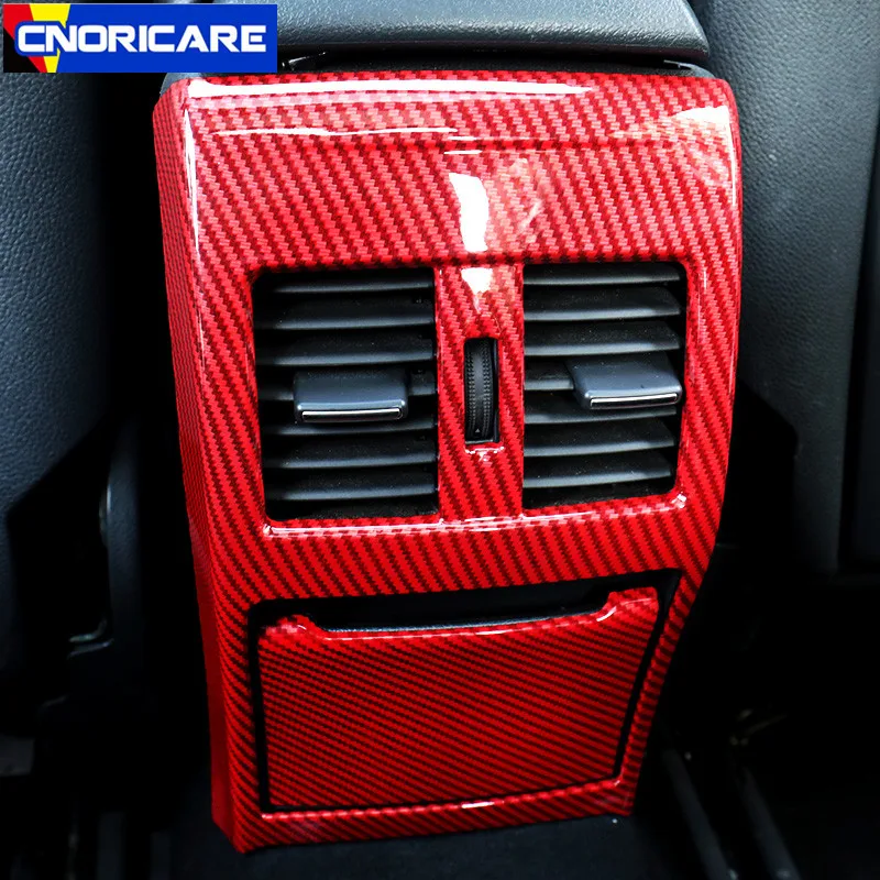

Carbon Fiber Color Car Rear Air Conditioning Outlet Cover Sticker Trim For Mercedes Benz A W176 GLA X156 CLA C117 2013-18