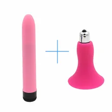 YEMA 2PCS/Set Trumpet Nipple Clitoris Mini Vibrator Combine with 4-Color G Spot Dildo Stick Vibrator Sex toys for Women