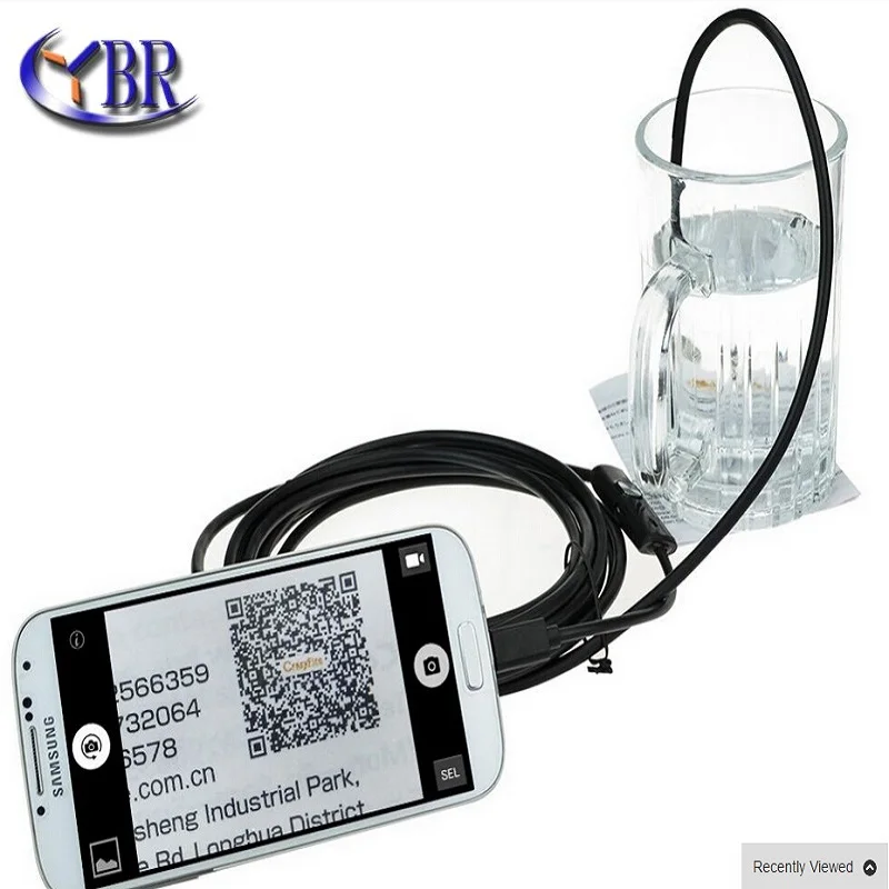 font b Android b font OTG USB Endoscope Camera Waterproof 5 5MM Lens 2M 5M