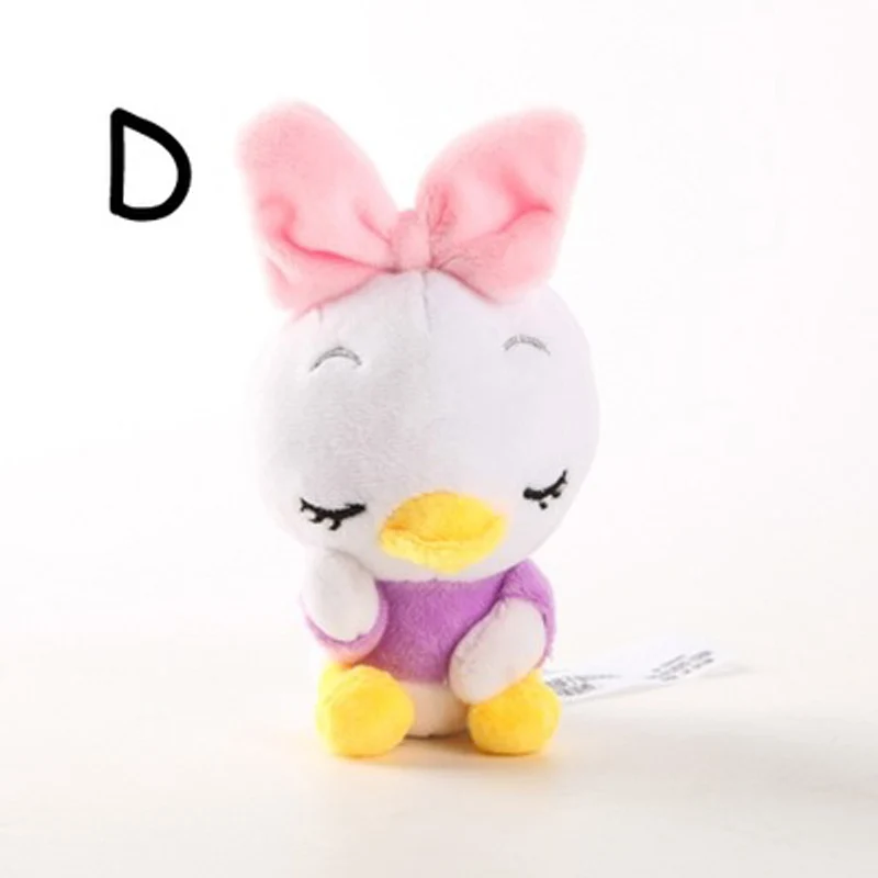 Disney Q версия плюшевые игрушки Микки Маус ручной кукольный сон Микки Минни Винни чехол для телефона детская игрушка кулон подарки на день рождения - Цвет: Daisy