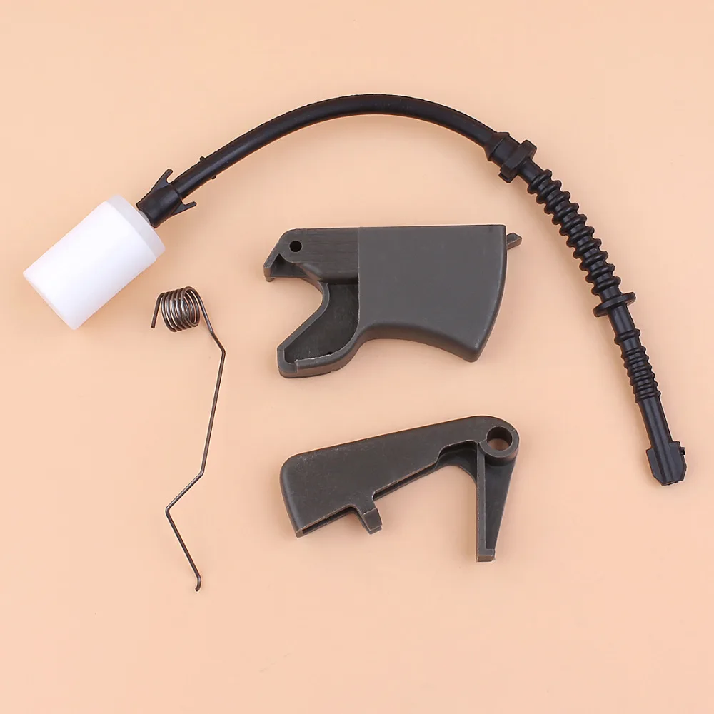 Throttle Trigger Lock Fuel Hose Pipe Kit For Husqvarna 450 445 450E
