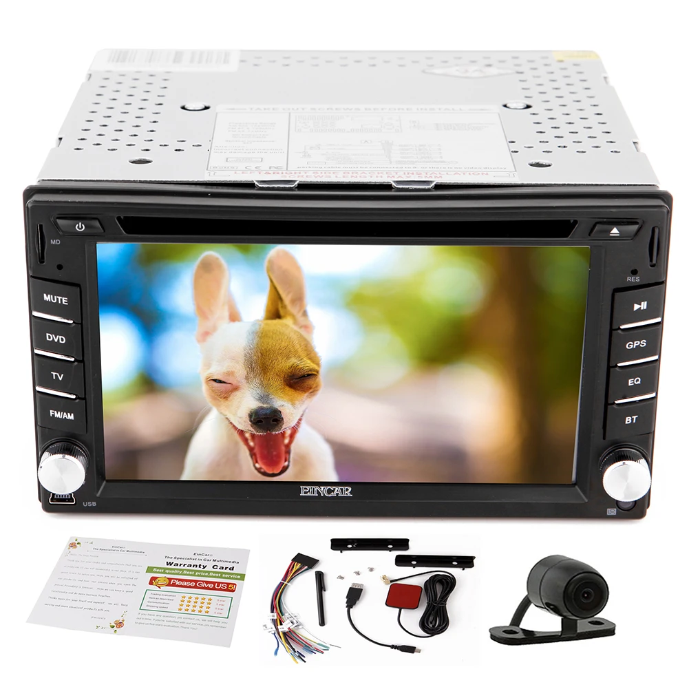 Top Autoradio Logo EQ 3D Car DVD Player Audio GPS Navigation Video Movie Stereo PC CD 6.2" Auto Radio Electronics Music 3