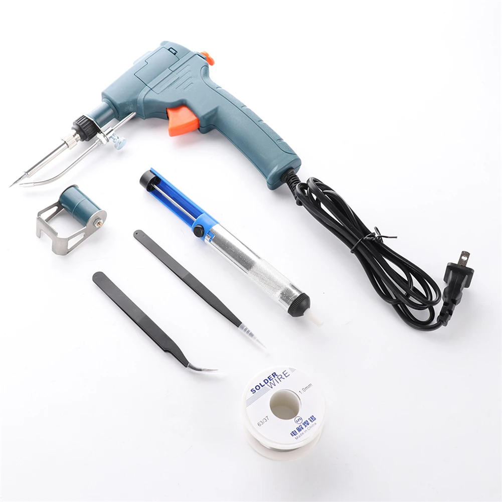 

60W 110V-220V Hand-held External Heating Soldering Iron Automatically Send Tin Gun Soldering Welding Repair Tool US/EU Plug