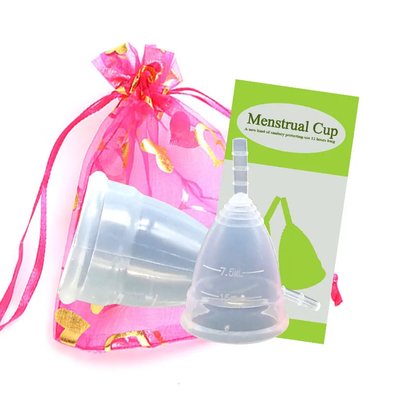 

Darwzero Copa Menstrual de Silicona Medica Period Cup Medical Grade Silicone Menstrual Cup for Women Health Care Than Pads