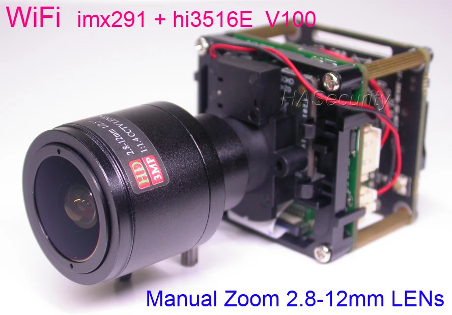 WiFi H.265/H.264 1/2. 9 &quotSTARVIS IMX291 CMOS + Hi3516E V100 CCTV IP камера Модуль платы блока программного