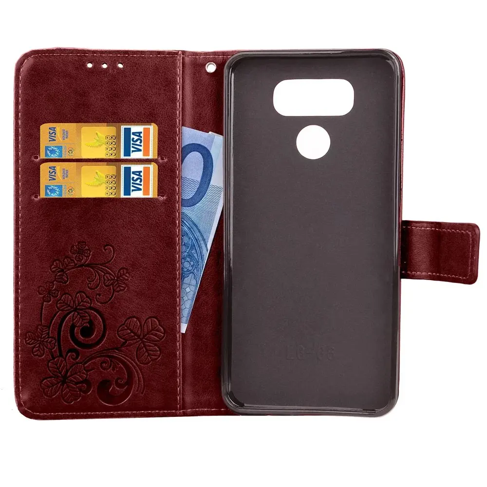 Effelon для корпуса LG G6 крышка чехол-книжка из искусственной кожи и силиконовый чехол-портмоне для мобильного телефона с отделением для карт чехол для LG G6 5,7 ''для LG G6 телефон Fundas
