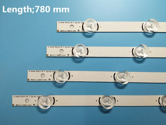 100%New 1set =8pcs(4A+4B) LED backlight bar forTV HC390DUN