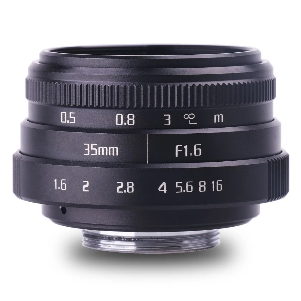 Новое поступление fuji an 35 мм f1.6 C крепление камеры Объективы для видеонаблюдения II для N1 fuji фильм fuji NEX Micro 4/3 EOS B