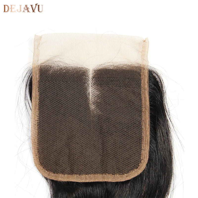 Dejavu Brazilian Body Wave 4 Bundles With Lace Closure 100% Human Hair Weave bundles With Lace Closure Non Remy Hair Extension