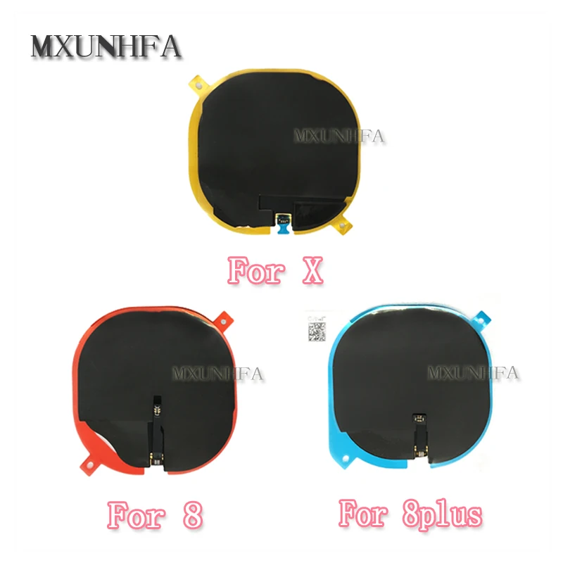 

1pcs Wireless Charging NFC Chip Coil Flex Cable For iPhone 8 8P Plus X XR XS Max Charger Receiver Panel Replacement Part